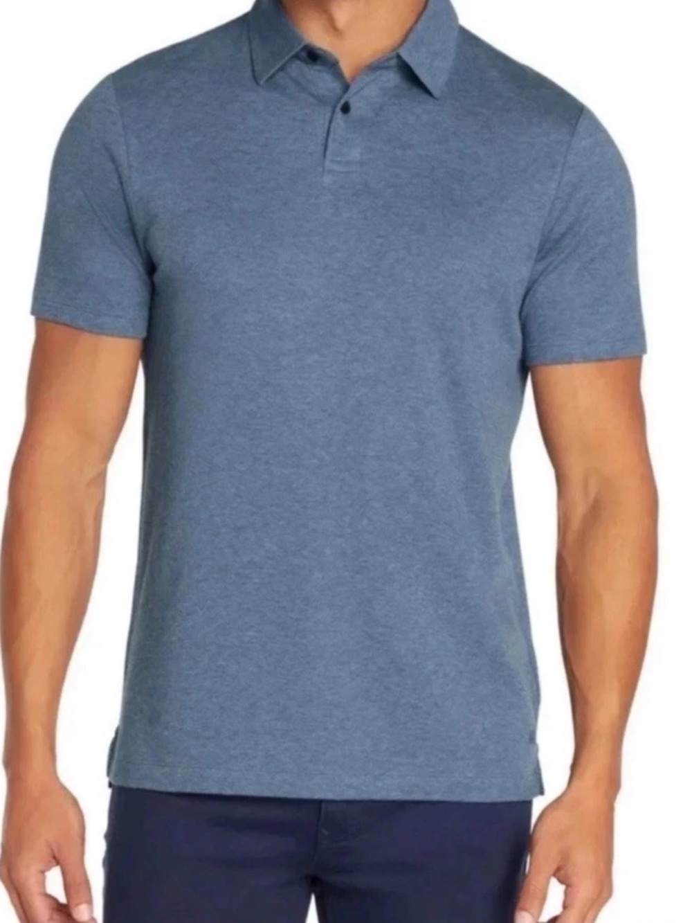 Banana Republic Luxe Touch Performance Polo Shirt. Light Blue. Medium. NWT.